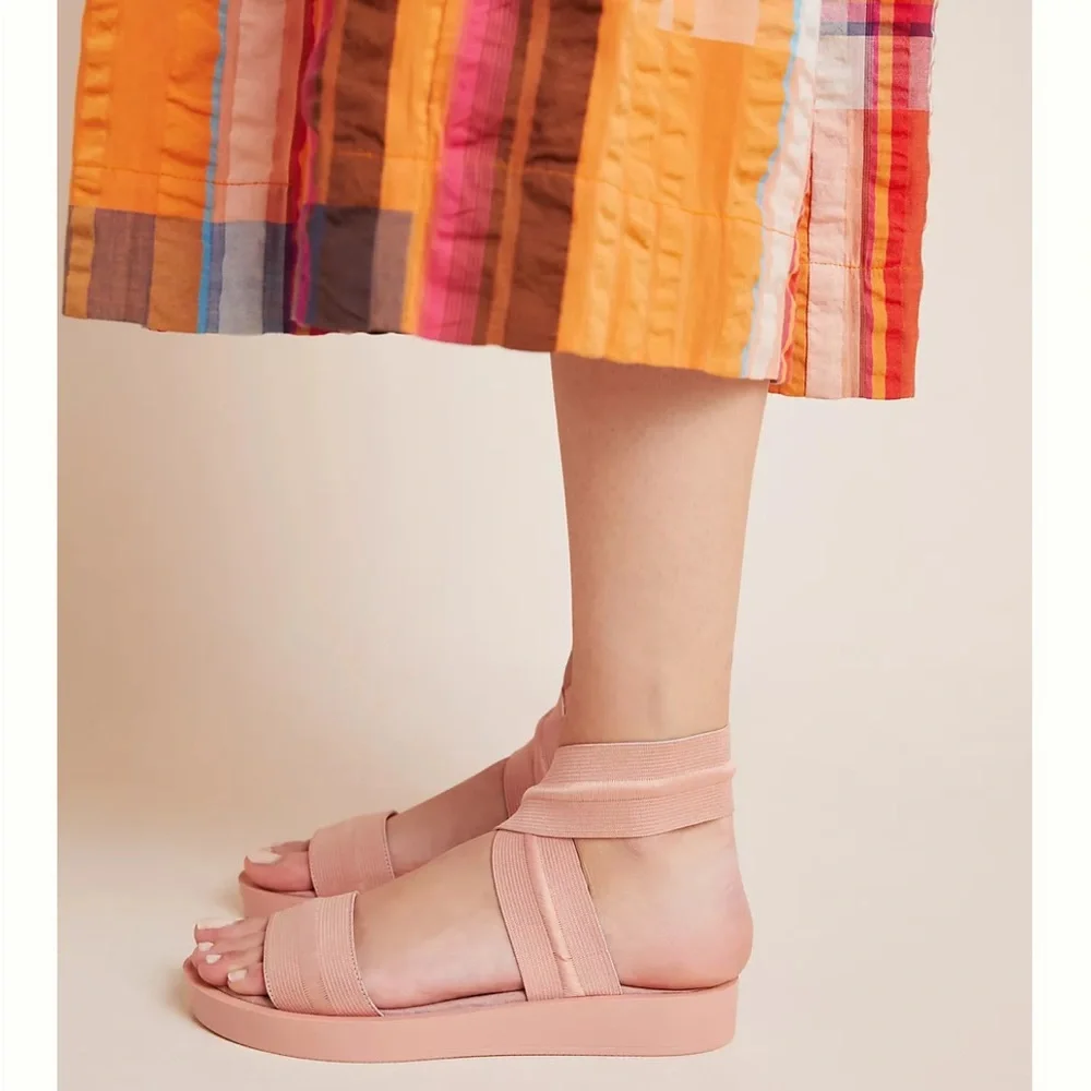 NWT Anthropologie SILENT D FIGITY Sandal in Champagne - Picture 3 of 15